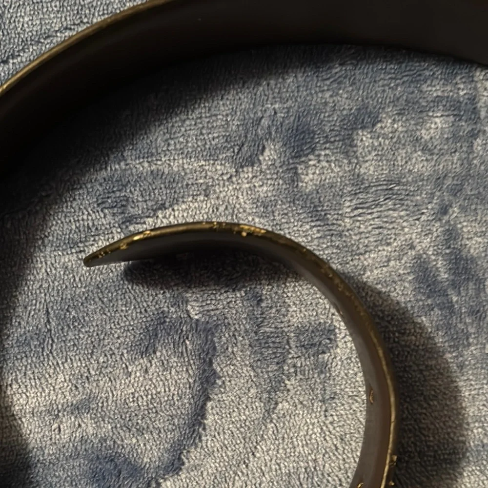 Steve Madden Black Leather Belt